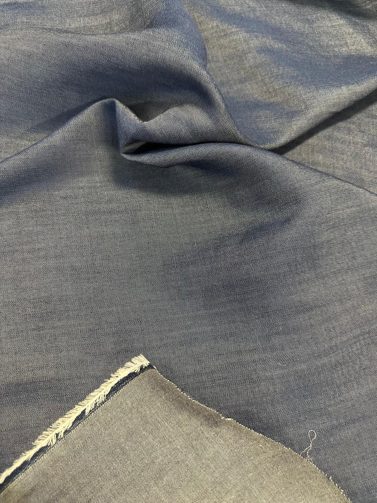 TENCEL 4 OZ SLUB INDIGO SOLD BY THE YARD