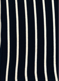 PIQUE STRIPE BLACK 6.5 OZ 100% COTTON SOLD BY THE YARD