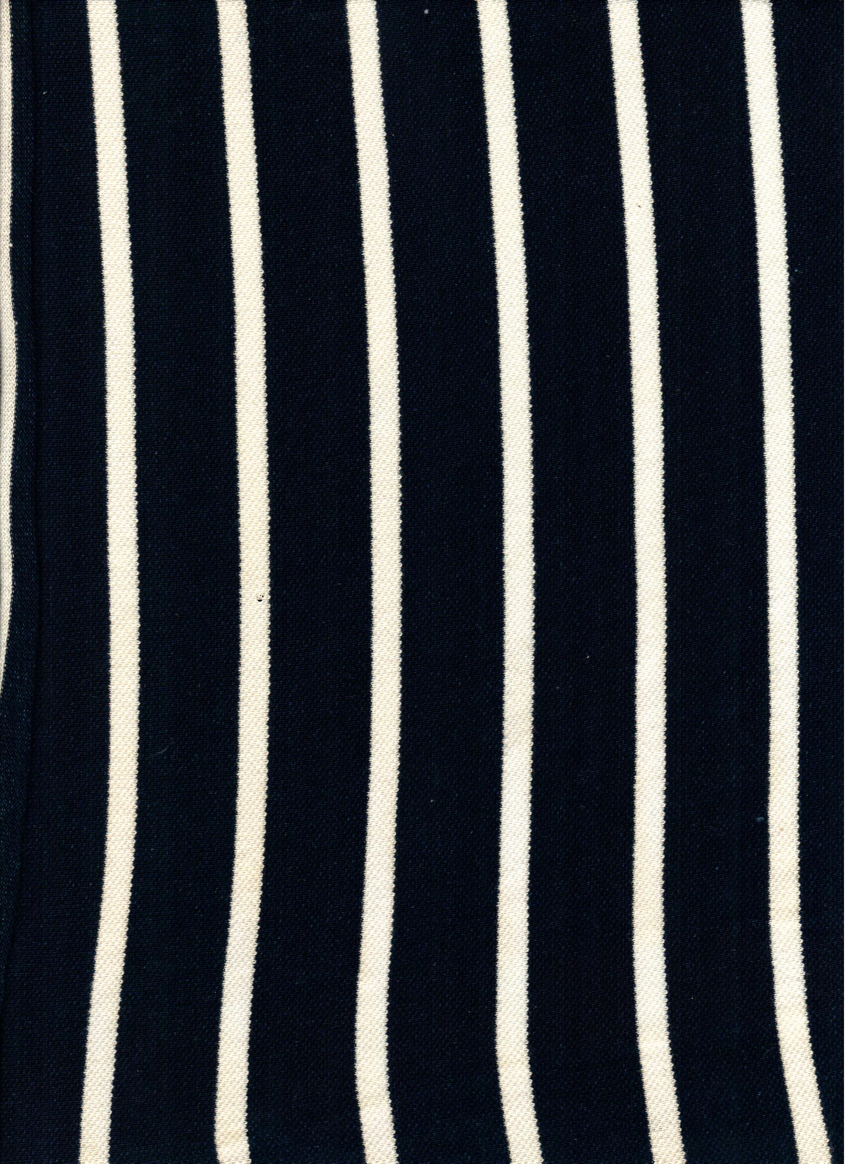 PIQUE STRIPE BLACK 6.5 OZ 100% COTTON SOLD BY THE YARD