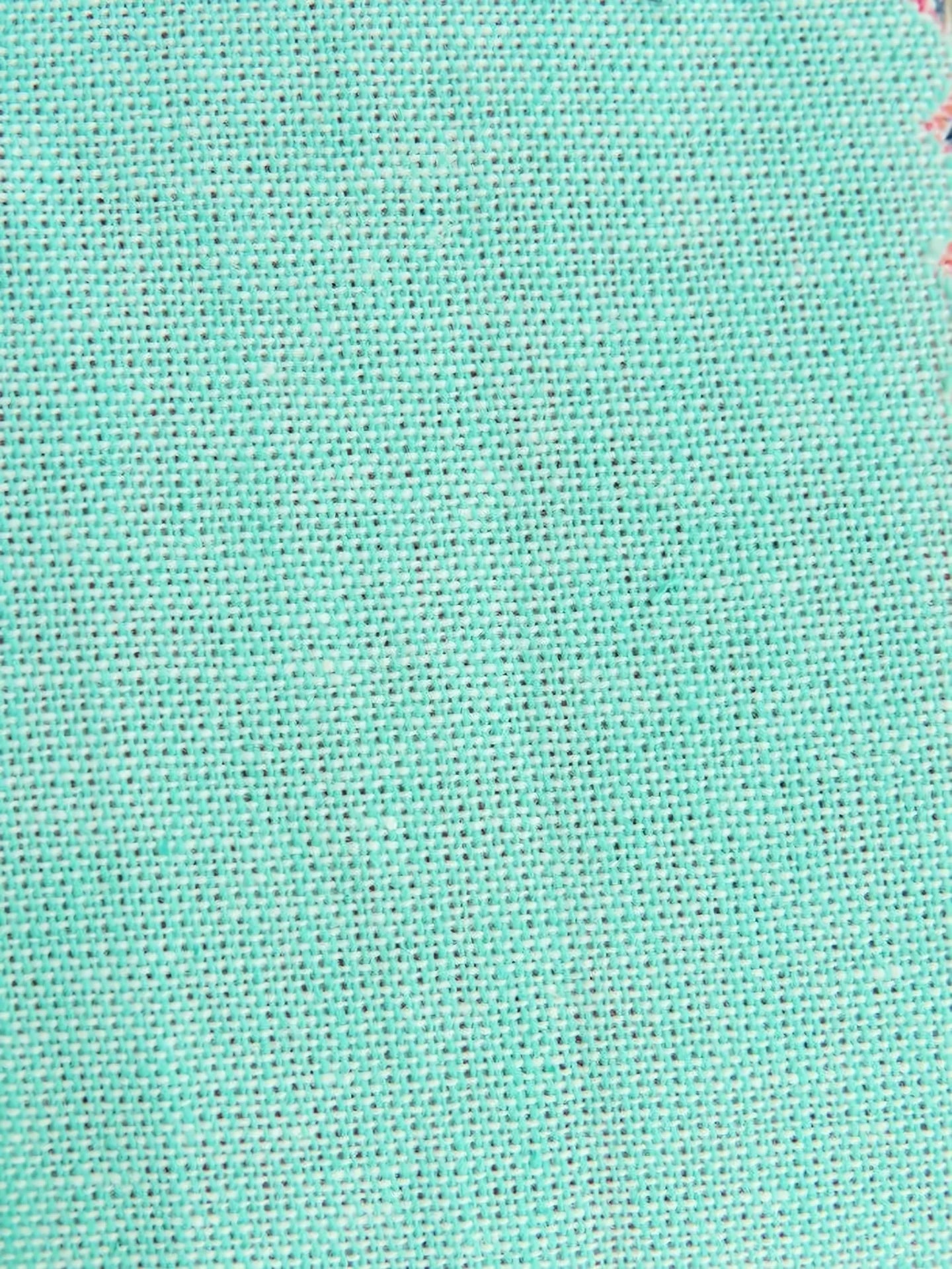CHAMBRAY FABRIC - TURQUOISE  SOLD BY THE YARD
