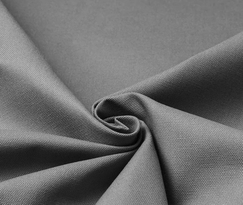 100% Cotton Canvas - Slate - Sold By The Yard (12oz)