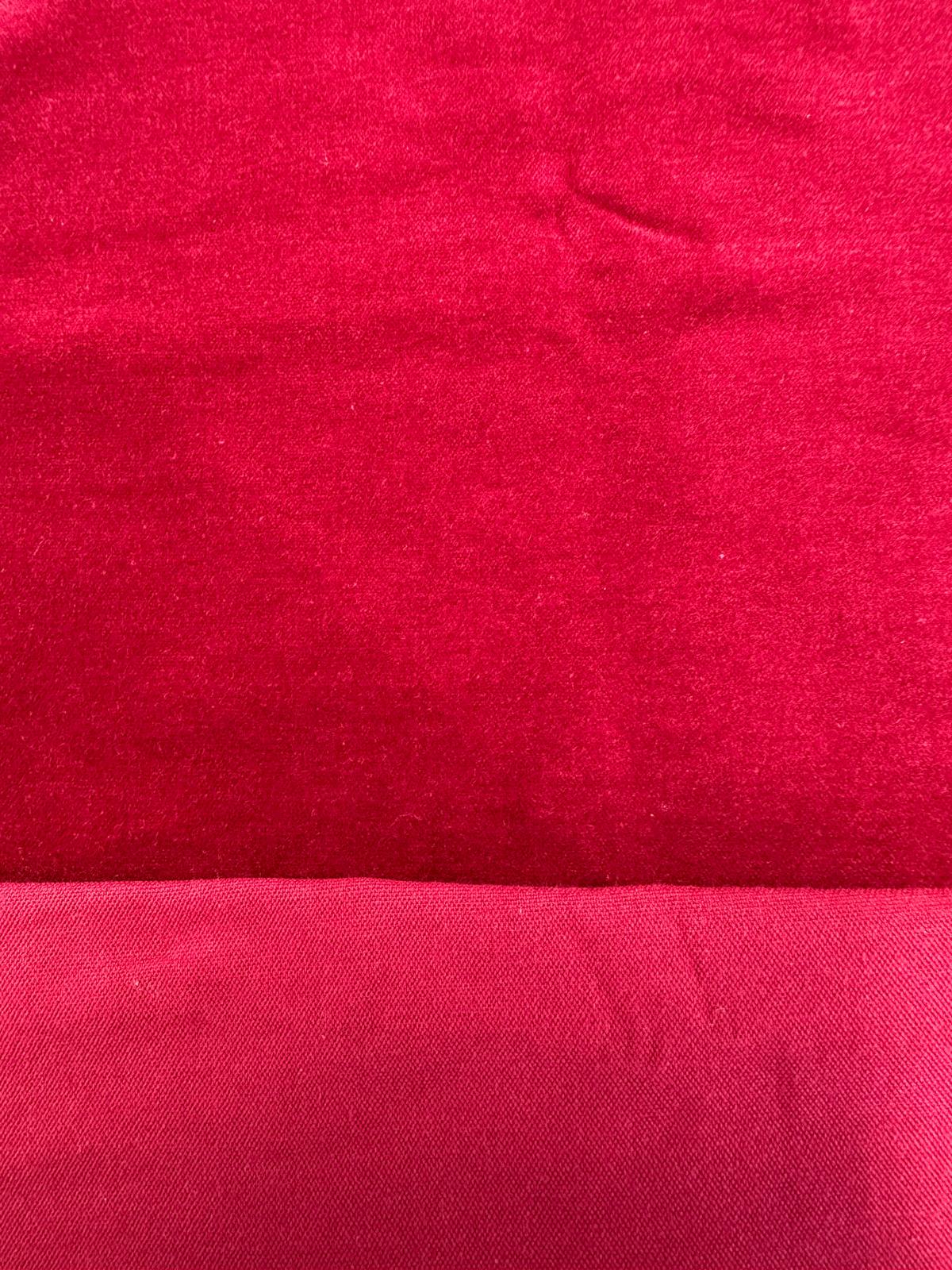 VELVETEEN  FABRIC FUSHCIA SOLD BY THE YARD