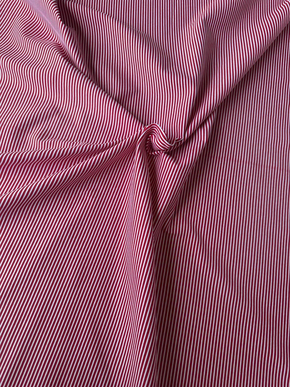 JERSEY STRIPE RED/WHITE  SOLD BY THE YARD