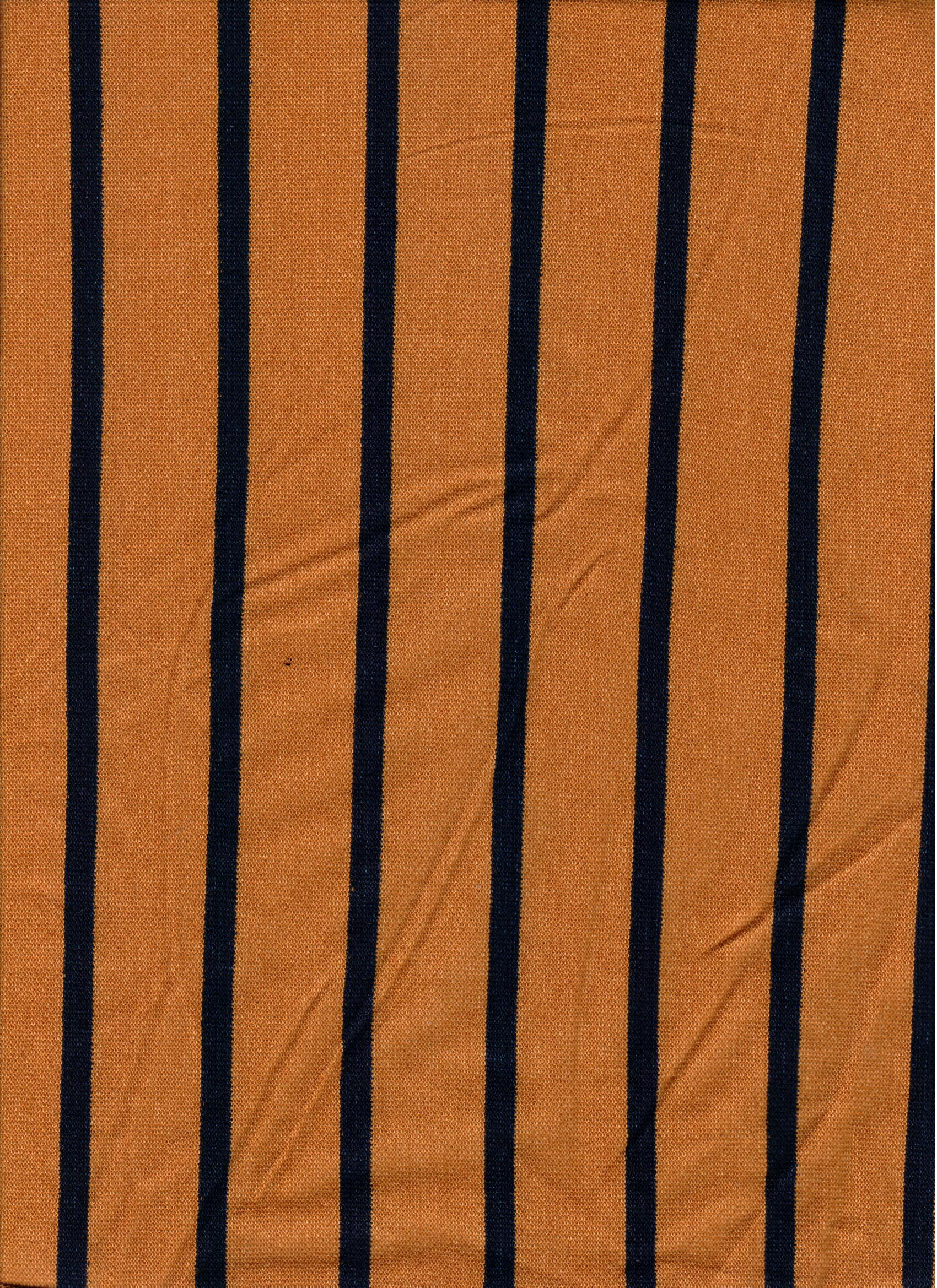 PIQUE STRIPE MUSTARD GOLD 6.5 OZ 100% COTTON SOLD BY THE YARD