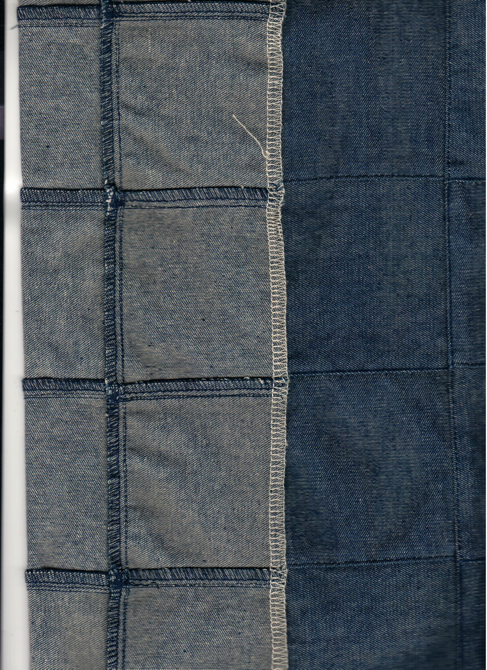 DENIM PATCH WORK INDIGO 6 OZ 100% COTTON SOLD BY THE YARD