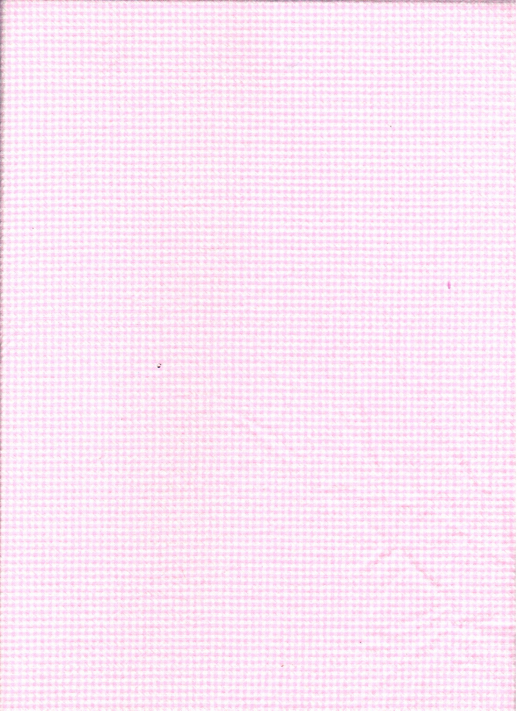 SEERSUCKER SMALL CHECKER PINK 100% COTTON SOLBY THE YARD