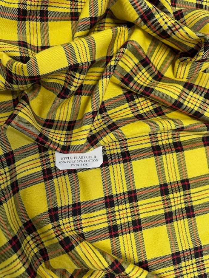 PLAID GOLG  - Sold By The Yard