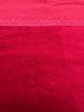 VELVETEEN FABRIC RED SOLD BY THE YARD