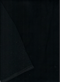 MICROSUEDE BLACK 270 GSM 100% POLYESTER  SOLD BY THE YARD