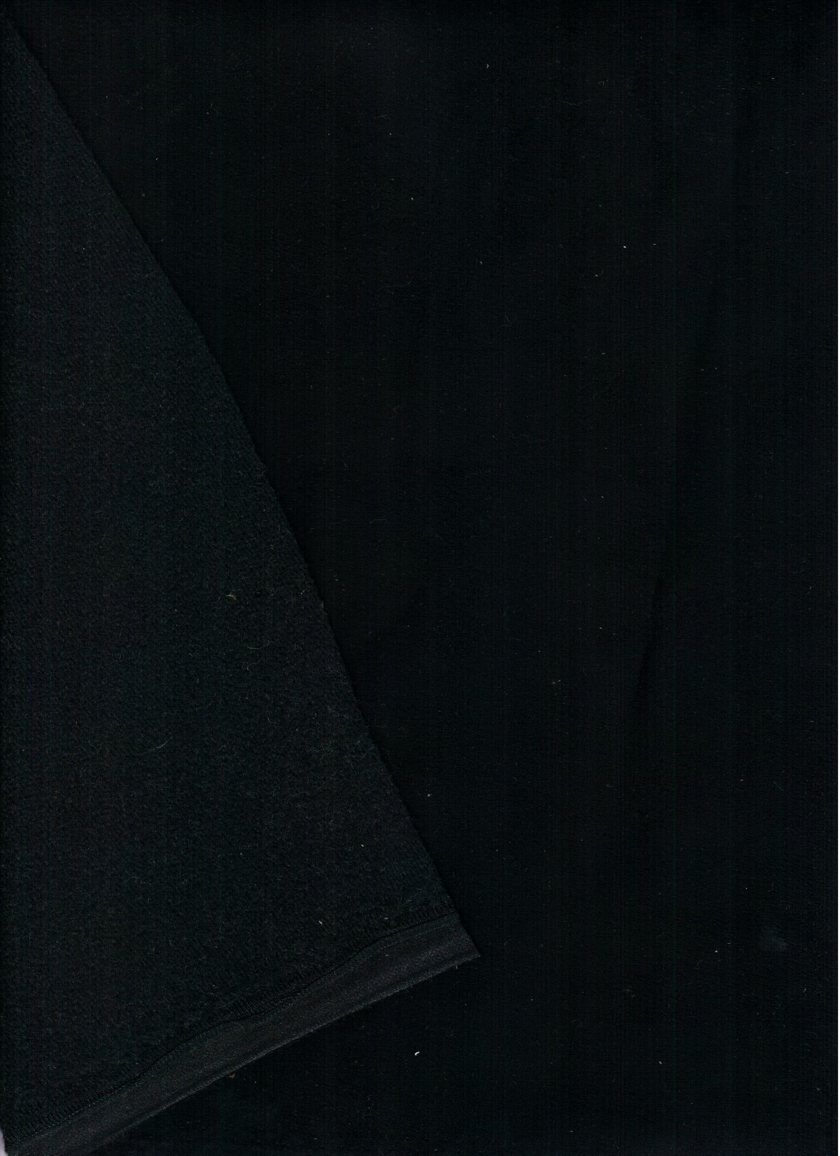 MICROSUEDE BLACK 270 GSM 100% POLYESTER  SOLD BY THE YARD